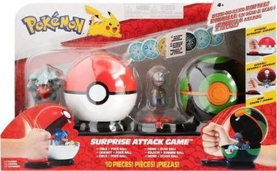 Loja Pokémon Surprise Attack Game Gible Vs Deino, set figurash, Poke Ball, shumëngjyrëshe