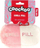 Играчка за мачки Coockoo Plush Chill Pill, плюш со catnip, розова и бела