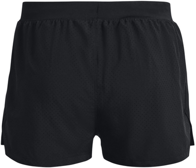 Pantallona të shkurtra vrapimi Under Armour Launch Split Perf, meshkuj, poliester, të zeza