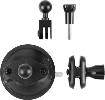 Mbajtëse me kupë thithëse Puluz PU545B Magic Arm, për kamera aksioni, e zezë