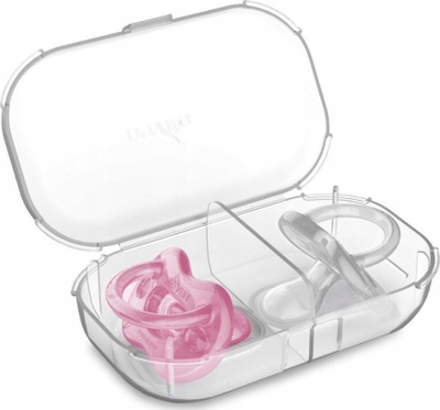 Set biberonë ortodontikë Nuvita Orthosoft Light, 2 copë, silikoni, rozë dhe transparent