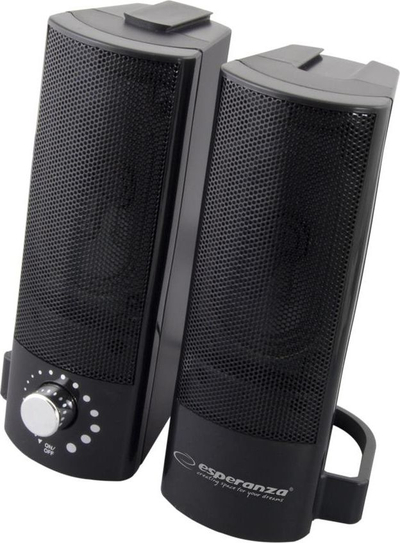 bokse kompjutri Esperanza Lavani EP144, USB, stereo 3.5mm, të zinj