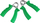 Kapëse dore Master Hard Hand Grip, set 2 copë, për forcim kapjeje, e zezë