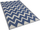 Tapet outdoor SIRSA, 120 x 180 cm, model zigzag, blu navy