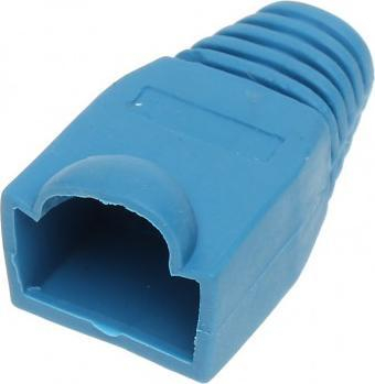 Kapak gome për prizë RJ45, set 100 copë, blu