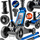Krik hidraulik makine Forsage Trolley Off-road, 3.5T, 155-710mm, me rrota të mëdha
