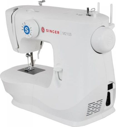 Makinë qepëse SINGER M2105, gjysmë-automatike, elektrike, e bardhë