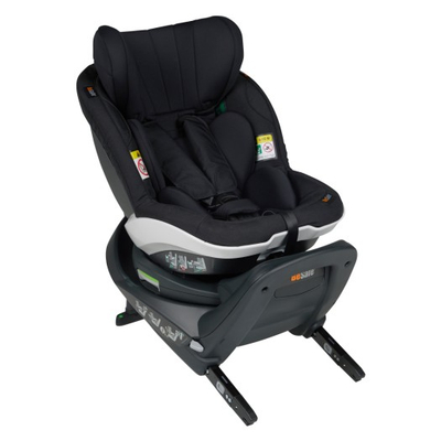 Ulëse auto BeSafe iZi Turn i-Size, rrotulluese 360°, ISOFIX, e zezë Black Cab