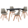 Set ngrënieje 5-pjesësh 120×80×73 cm (HM10233)