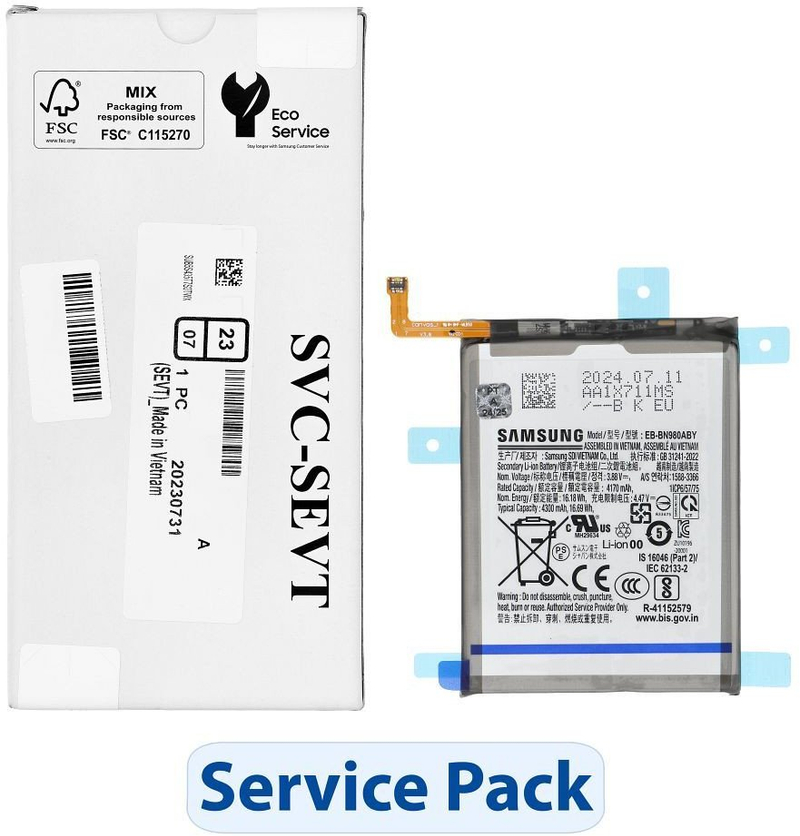 Bateri Samsung EB-BN980ABY, për Galaxy Note 20 N980F N981B, origjinale ServicePack