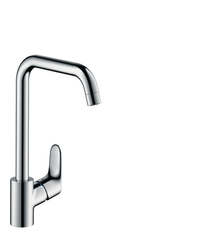 Rubinet kuzhine Hansgrohe Focus DN15 31820000, ComfortZone 260, gryke rrotulluese, krom