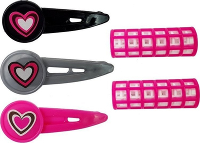 Set lojë bukurie Lean Sport Beauty, tharëse flokësh, aparat për gërsheta, rozë