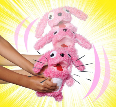 Lodër pellushi Screamerz Rabbit, me zë, rozë