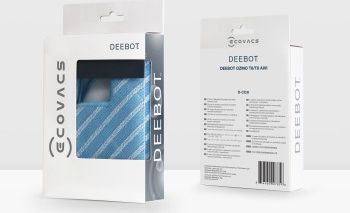 Set lecka të ripërdorshme ECOVACS DEEBOT T8 Aivi D-CC3I, 3 copë, për pastrim me ujë, blu