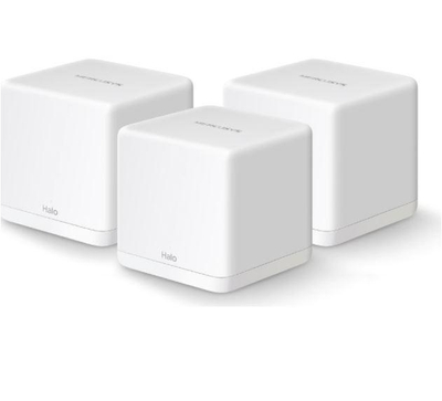 Sistem Mesh Wi-Fi Mercusys Halo H30G, AC1300, Gigabit, set 3 njësi, i bardhë