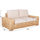 Set kopshti lounge 3-pjesësh Tropel (HM11941), bardhë