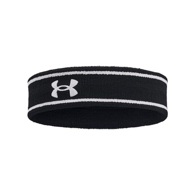 Shirit për kokë Under Armour Striped Performance Terry, për të rritur, i zi