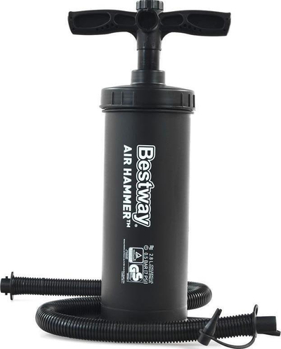 Pumpa рачна Bestway Air Hammer 62086, 37 cm, со 3 млазници, црна