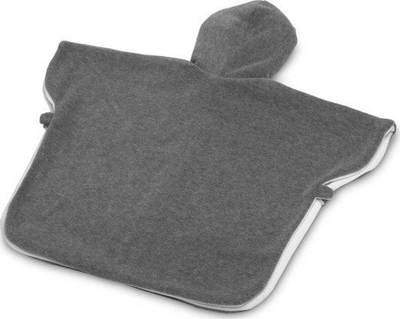 Ponço për makinë Sensillo Car Poncho, për bebe, gri melanzh me të bardhë