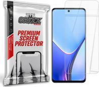 Xham mbrojtës hibrid GrizzGlass HybridGlass për Realme V50s, transparnet