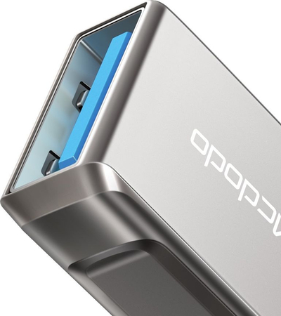 Adapter USB 3.0 në USB-C Mcdodo OT-8730, OTG, gri