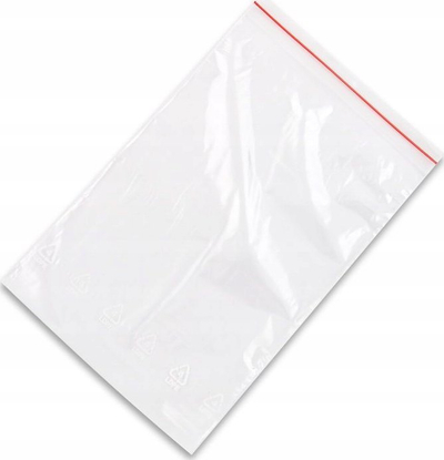 Qese plastike me snur Emerson wost70x100premium, 70x100mm, set 100 copë, transparente