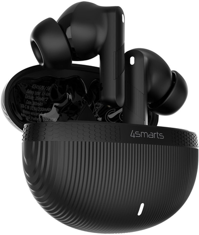 Слушалки без жица 4smarts SkyBuds Pro ANC, безжични, со поништување на бучава, црни
