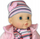 Kukull bebe Adar 516724, 40cm, me zë polonisht, rozë gri