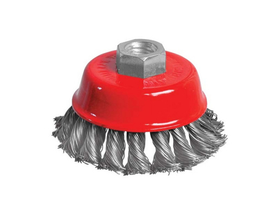 Furçë teli për mulli çeliku Modeco Cup (MN - 69 - 135), 100 mm