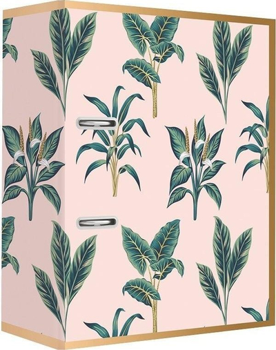 Dosje unazore Interdruk Satin Gold Leaves, A4, shpinë 75mm, shumëngjyrëshe