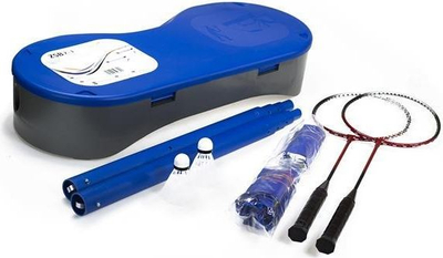Set raketa dhe rrjetë për badminton dhe tenis NILS Extreme ZSB 2IN1