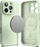 Maskë telefoni Ringke Silicone Magnetic, MagSafe, për iPhone 16 Pro, ngjyrë soft mint