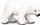Фигурa играчка Collecta Polar Bear, големина S, бела