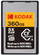 Kartë memorje Kodak CFexpress Type A EKMCFXA360GK, 360GB, 900MB/s, e zezë