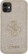 Futrollë telefoni Guess GUHCN61HG4SGD për iPhone 11/Xr 6.1\", Glitter Script Big 4G, e artë