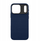 Mbulesë telefoni YAXO Leather Gear Slim Case për iPhone 17 Pro, MagSafe, lëkurë eko, blu