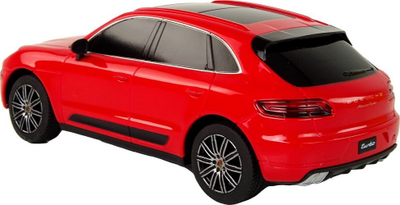 Makina me pult Rastar Porsche Macan Turbo 1:24, R/C, e kuqe