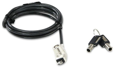 Kabllo sigurie Dicota BASE XX Nano Slot, 1.5m, anthracite