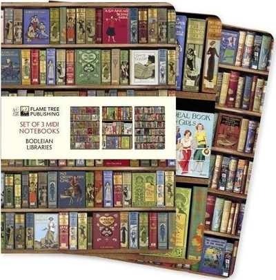 Set me fletore Bodleian Libraries MIDI, 3 copë, faqe të bardha, shumëngjyrëshe