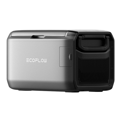 Frigorifer portativ EcoFlow Glacier Classic 35L, kompresor, dy zona ftohje, gri