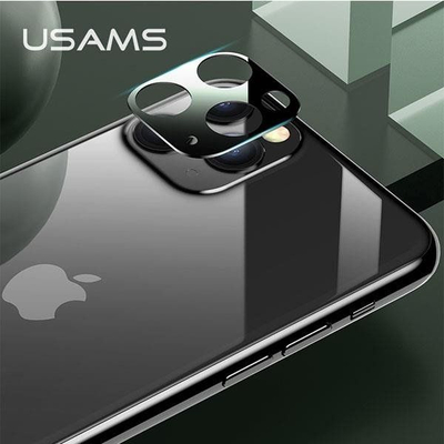 Xham mbrojtës kamere USAMS BH558, për iPhone 11 Pro Max, xham i temperuar, transparent