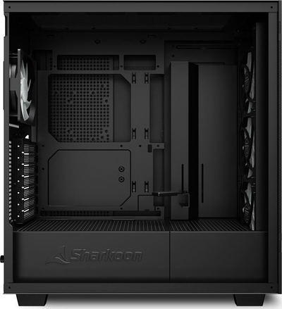 Kasë Sharkoon Rebel C50 ARGB, e zezë, Midi Tower