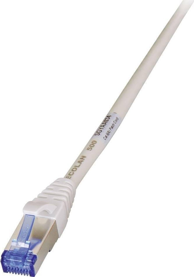 Kabllo rrjeti EFB Elektronik RJ45 Cat.6A, 1m, S/FTP, gri