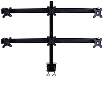 Mbajtëse tavoline Neomounts FPMA-D700D6, për 6 monitorë 19" 27", VESA 75x75 100x100, e zezë