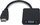 Adapter video MicroConnect HDMI në VGA, 15 cm, i zi