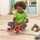 Lodër dinosauri VTech Switch and Go Dinos Fighter Velociraptor, interaktive, me drita dhe zë, e kuqe