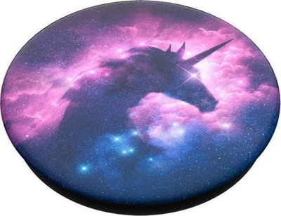 Mbajtës telefoni PopSockets 801006, dizajn Unicorn Galaxy, shumëngjyrësh