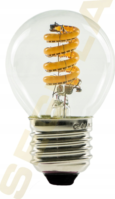 Llambë LED SEGULA G45 Curved Ambient, 4W, E27, transparente