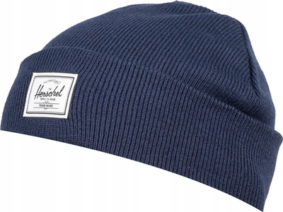 Kapelë Herschel Elmer Beanie, akrilik, e kaltër iris