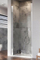 Derë dushi Radaway NES DWJ I, 80x200 cm, xham 6 mm, krom